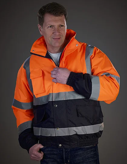 Hi-Vis Two-Tone Bomber Jacket YK218