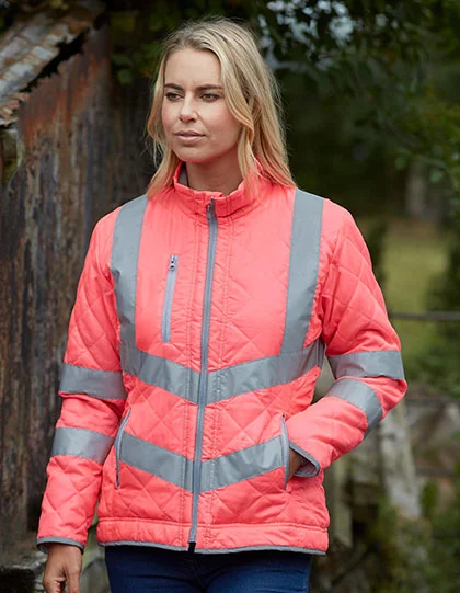 Hi-Vis Kensington Jacket With Fleece Lining YK706