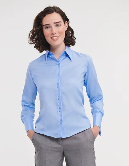 Ladies' Long Sleeve Tailored Ultimate Non-Iron Shirt Z956F
